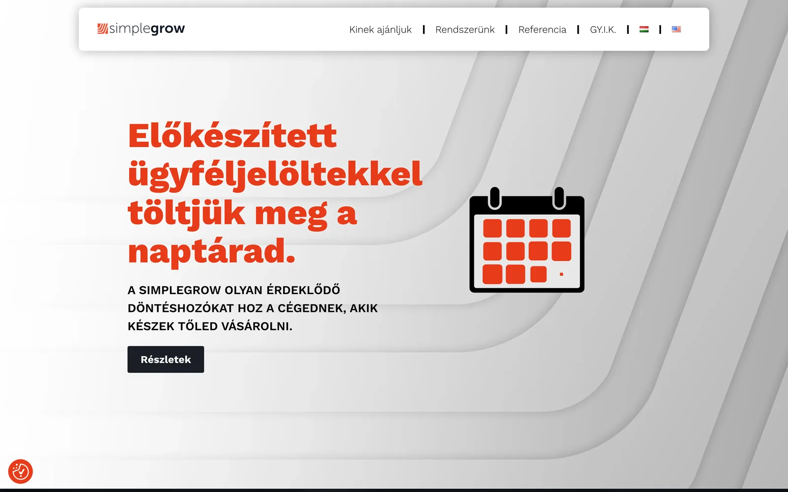 Simplegrow: Főoldal az átköltözés előtt