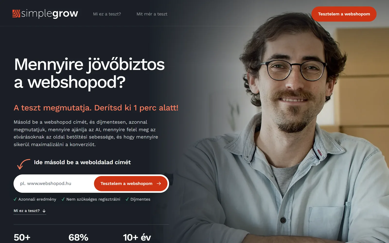 Simplegrow: Főoldal az átköltözés után